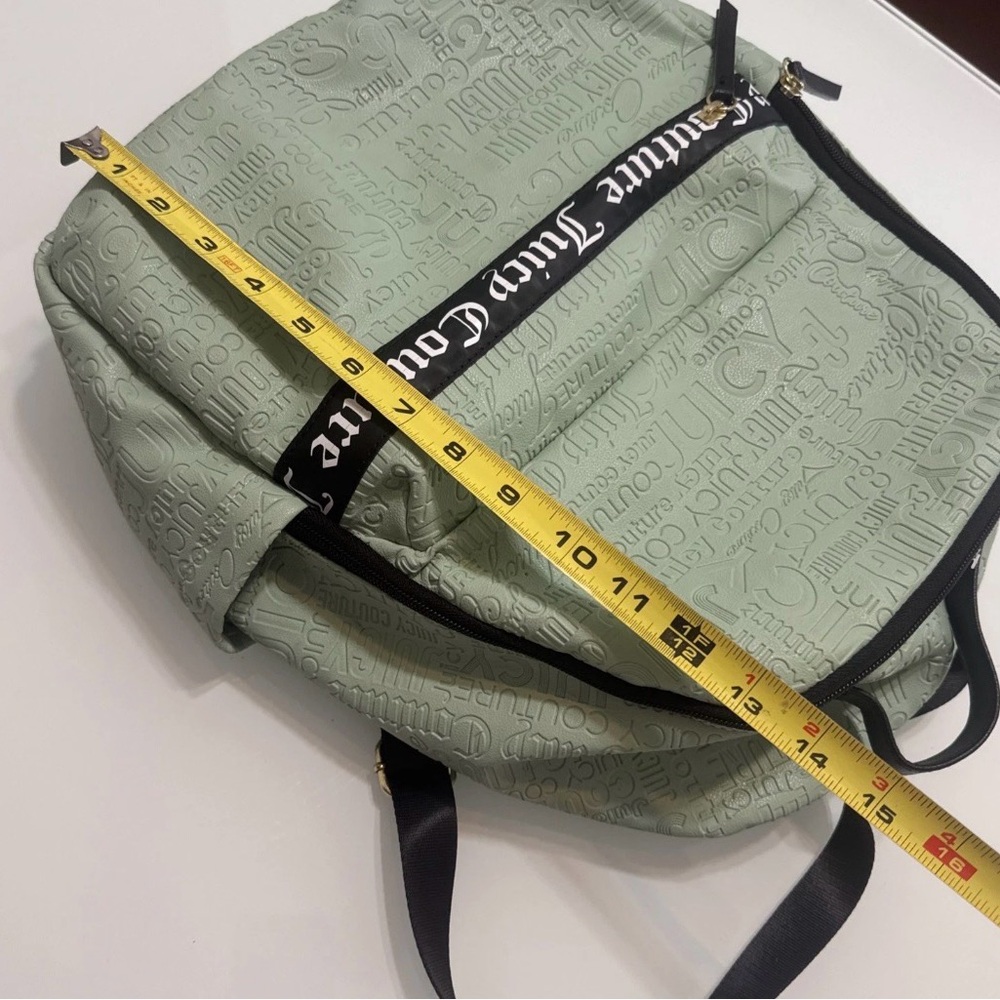 Juicy Couture Embossed Mint Color Backpack - image 4